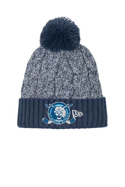New Era® Marled Knit Pom Beanie