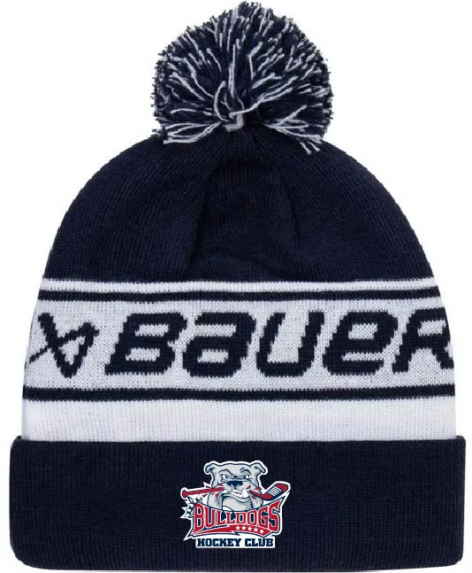 Bauer Team S24 Ribbed Pom Beanie Bulldogs