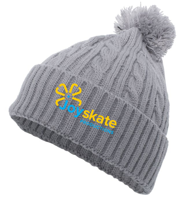 Cable Knit Pom-Pom Beanie