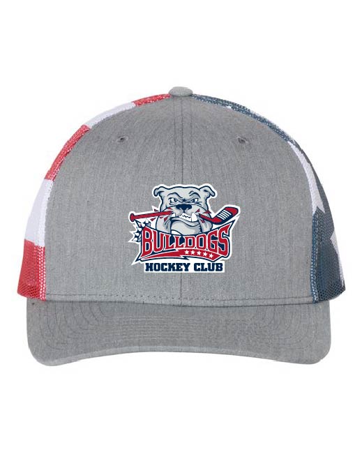 Richardson Printed Mesh Trucker Cap Bulldogs