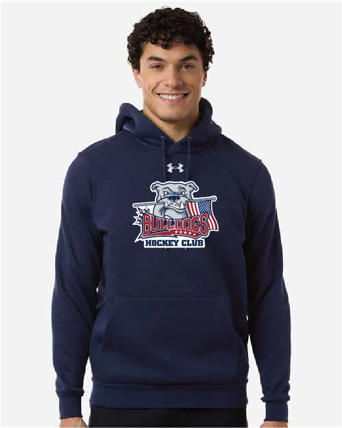 26 - 27 Team Icon Fleece Hooded Sweatshirt (Youth & Adult) Bulldogs