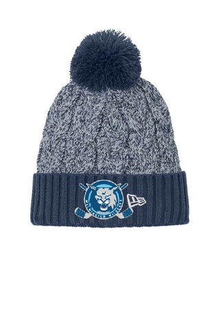 New Era® Marled Knit Pom Beanie