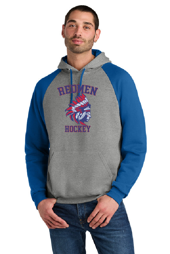 Jerzees® Unisex NuBlend® Colorblock Raglan Hoodie Sweatshirt TYSA
