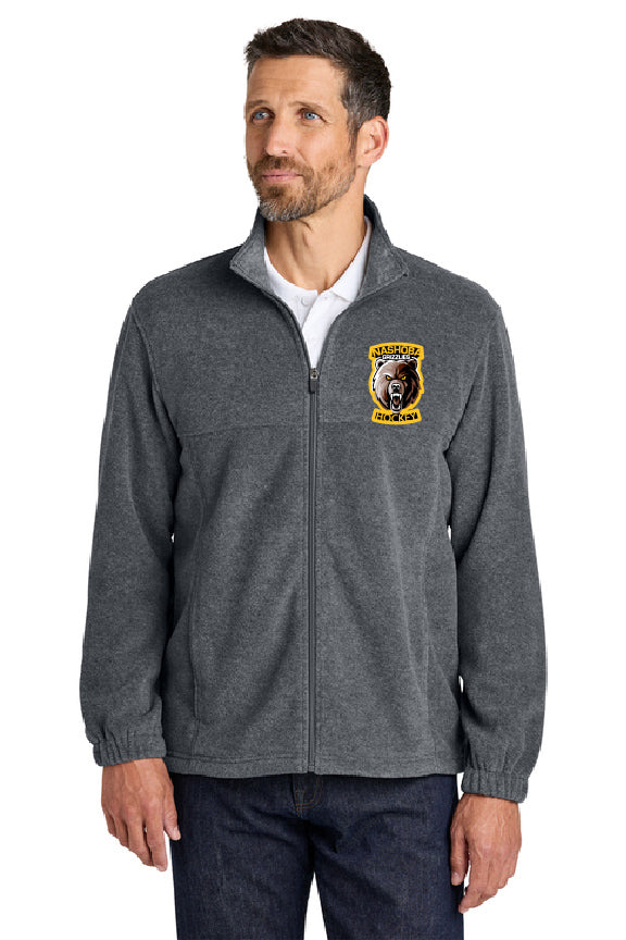 Port Authority® Women’s Plush Fleece Full-Zip Jacket ( Men & Women) GRIZ