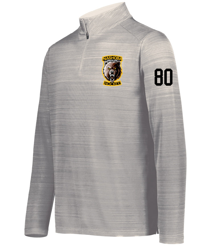 Augusta  Pursuit 1/4 Zip Pullover (Men & Women) GRIZ