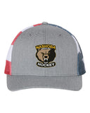 Printed Mesh Trucker Cap GRIZ