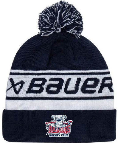 Bauer Team S24 Ribbed Pom Beanie Bulldogs