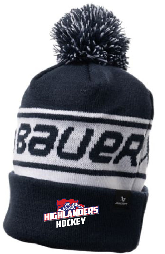 Bauer Ribbed Pom Adult Beanie Somerville