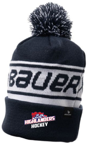 Bauer Ribbed Pom Adult Beanie Somerville