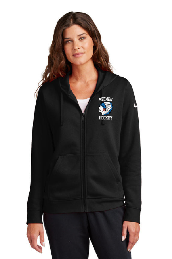 26-27 Nike Women's Club Fleece Sleeve Swoosh Pullover Hoodie TYSA