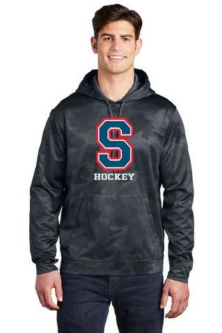 Sport-Tek® Sport-Wick® CamoHex Fleece Hooded Pullover SHSH