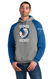 A Jerzees® Unisex NuBlend® Colorblock Raglan Hoodie Sweatshirt TYSA