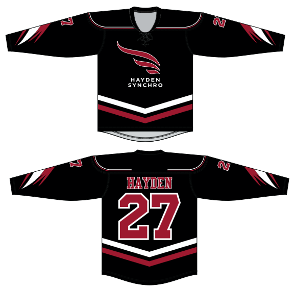 NEW! Juice Lace Neck Lace Sublmiated Hockey Jersey HYN