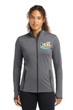 Sport-Tek® Women's Sport-Wick® Stretch Contrast Full-Zip Jacket Excel