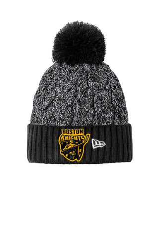 New Era® Marled Knit Pom Beanie Knights
