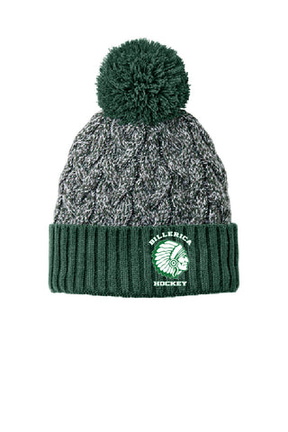 New Era® Marled Knit Pom Beanie BHA