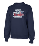 26 - 27 Women's Willow Mock-Neck Sweatshirt Bulldogs