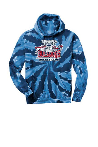 Port & Co™ Youth & Adult Tie-Dye Pullover Hooded Sweatshirt Bulldogs