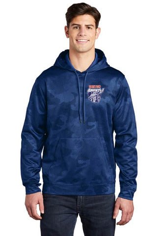 Sport-Tek® Sport-Wick® CamoHex Fleece Hooded Pullover (Adult&Youth) BK