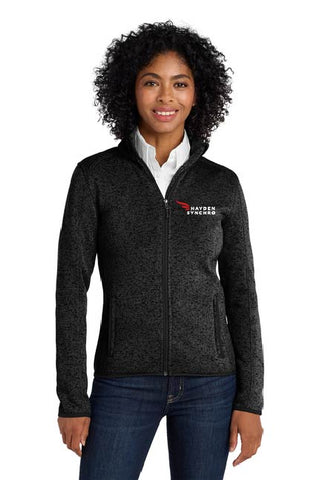Port Authority® Women's Sweater Fleece Jacket HYN