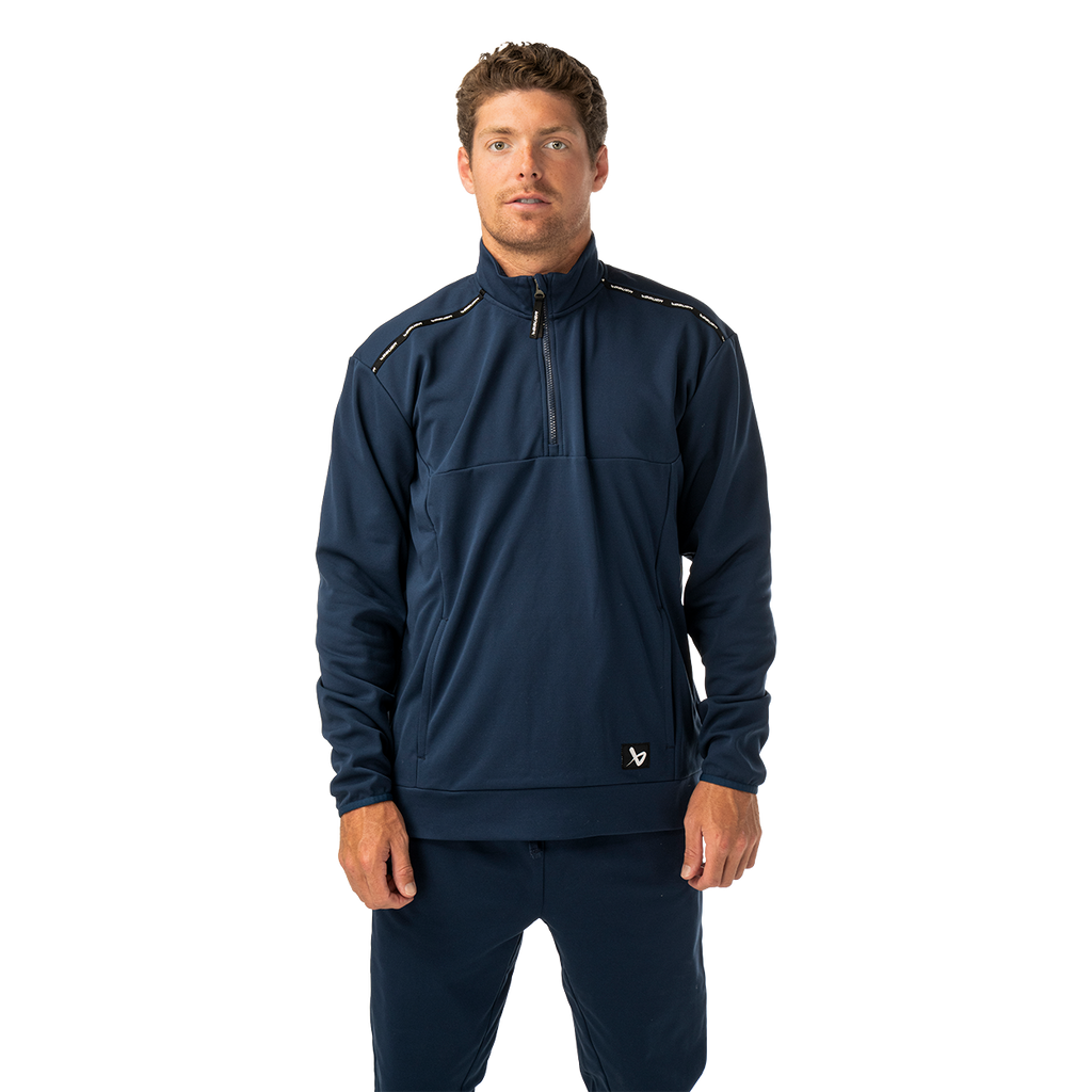 S26 BAUER TEAM FLEECE 1/2 ZIP SHSH