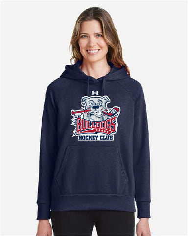 26 - 27 Women's Rival Fleece Hooded Sweatshirt Bulldogs