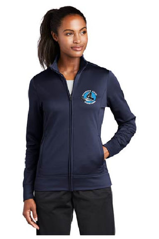 Sport-Tek® Women's Sport-Wick® Fleece Full-Zip Jacket Figure