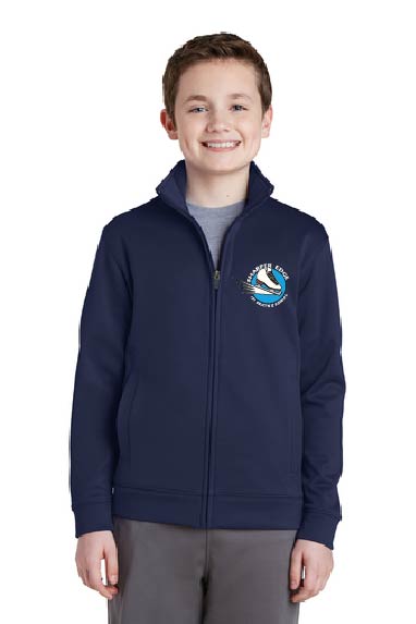 Sport-Tek® Youth Sport-Wick® Fleece Full-Zip Jacket Figure