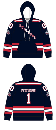 26 - 27 Juice Custom Hoodie Bulldogs