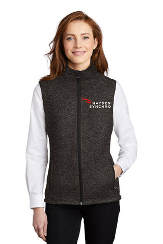 Port Authority ® Ladies Sweater Fleece Vest Hayden Synchro